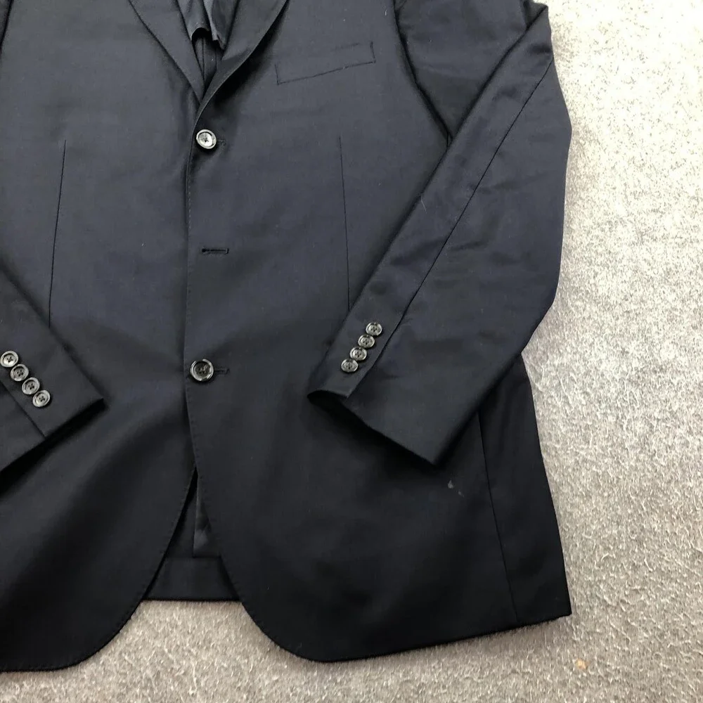 J.Crew Ludlow Suit Jacket Mens 44 Long Blue Italian Wool Loro Piana 2 Button